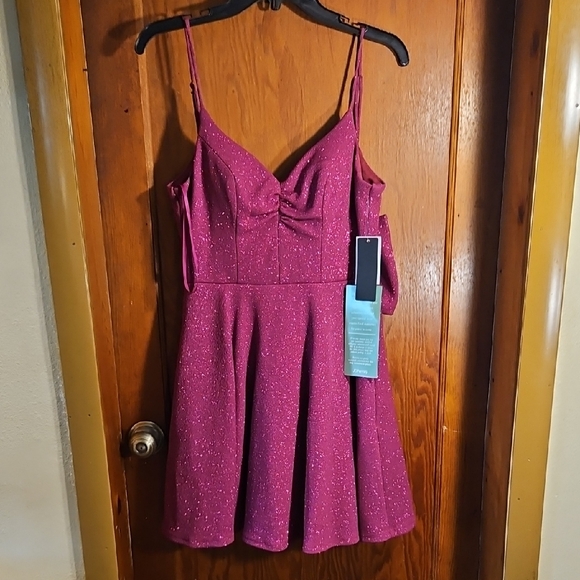 JCPenney Magenta Dress - Picture 1 of 4